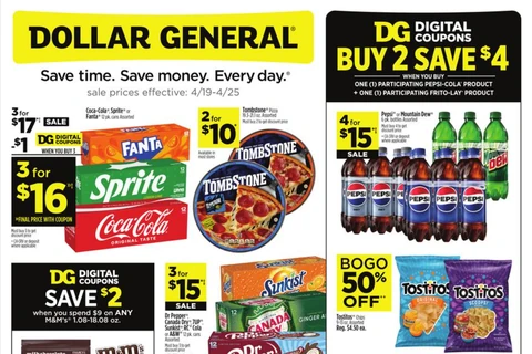 Dollar General Weekly Ad(Apr 19 - Apr 25, 2026)