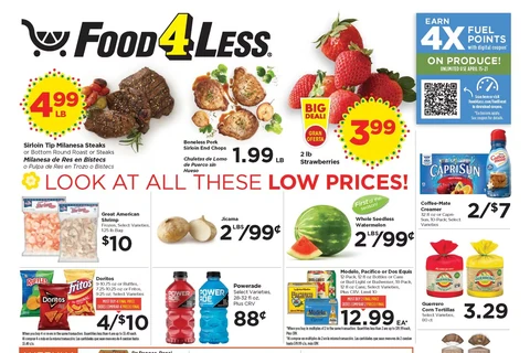 Food 4 Less Weekly Ad(Apr 15 - Apr 21, 2026)