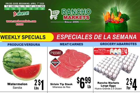 Rancho Markets Foods Weekly Ad(Apr 14 - Apr 20, 2026)