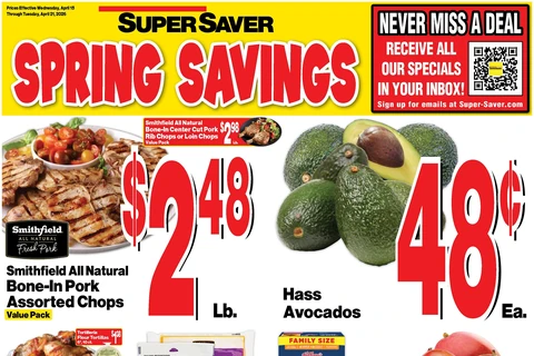 Super Saver Weekly Ad(Apr 15 - Apr 21, 2026)