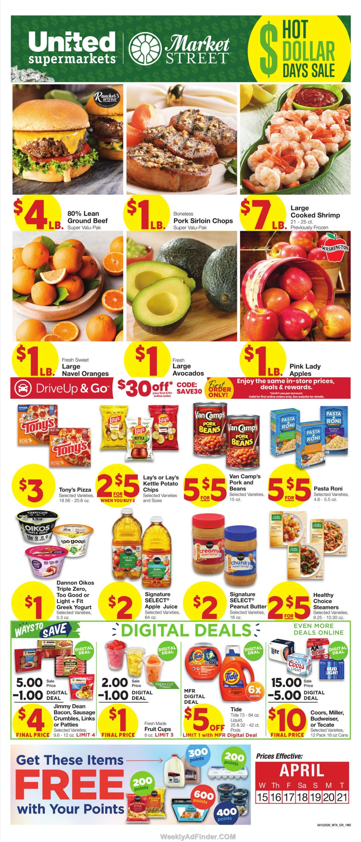 United Supermarkets Ad This Week - Page 1
