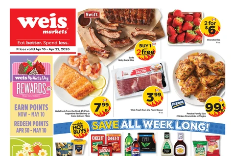 Weis Markets Weekly Ad(Apr 16 - Apr 22, 2026)