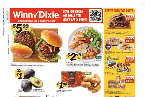 Winn Dixie Weekly Ad(Apr 15 - Apr 21, 2026)