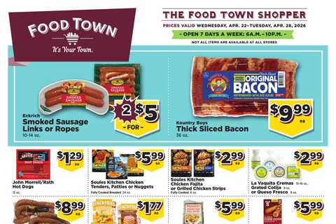 Food Town Weekly Ad Preview(Apr 22 - Apr 28, 2026)