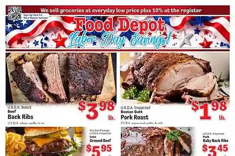 Food Depot Weekly Ad (Aug 31 - Sep 6, 2026)