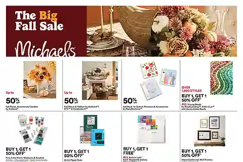 Michaels Weekly (Aug 30 - Sep 5, 2026) Ad