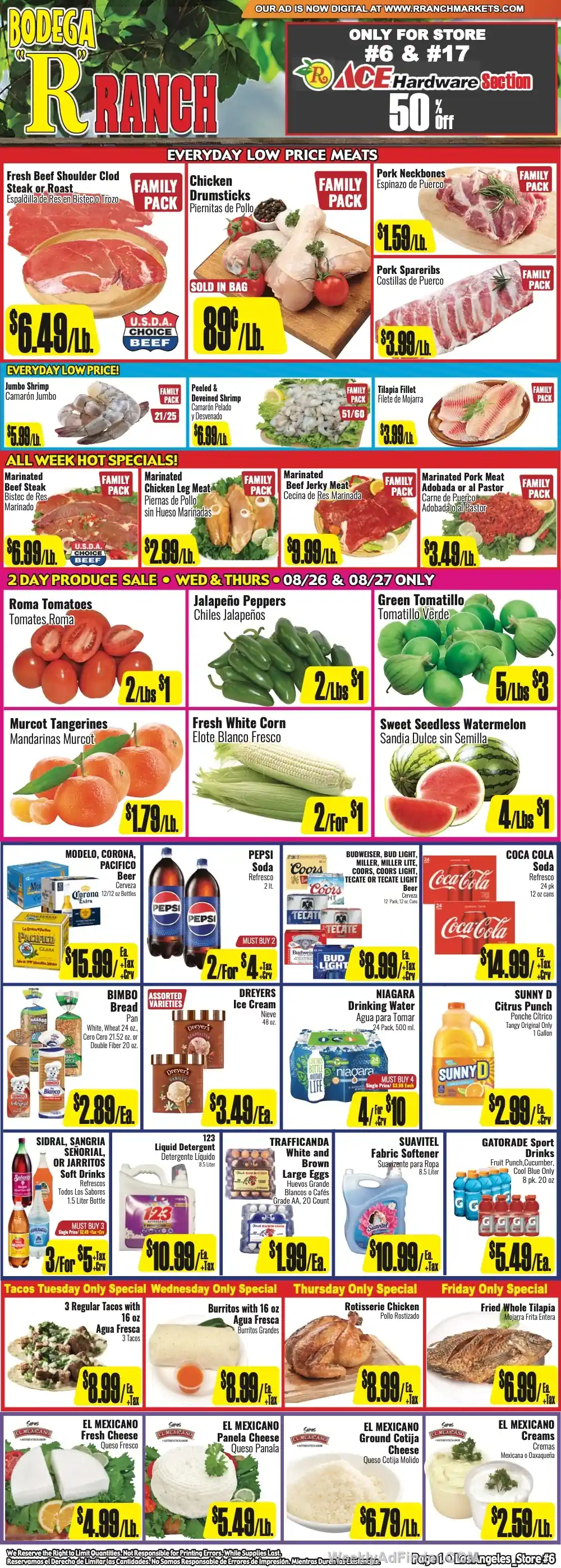 R Ranch Markets Ad This Week - Page 1 R Ranch Markets Ad This Week - Page 1