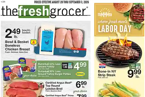 The Fresh Grocer Weekly Ad (Sep 4 - Sep 10, 2026) Preview!