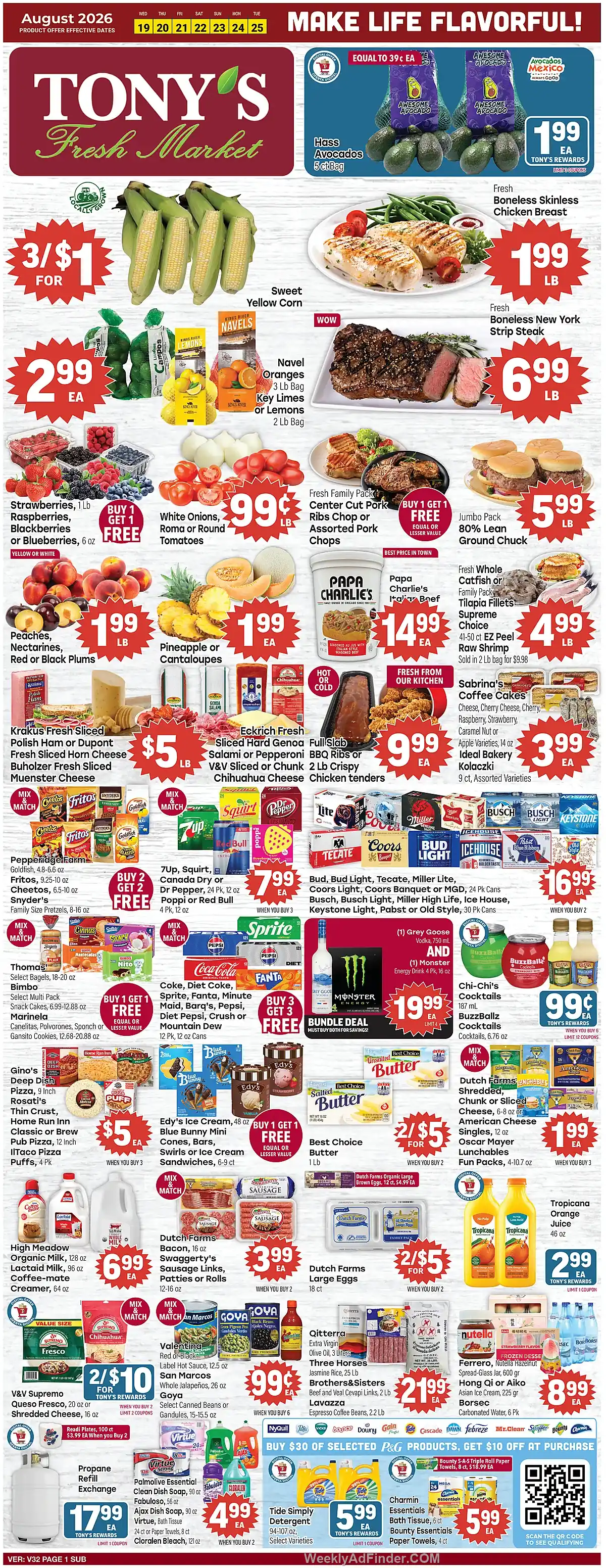 Tony's Fresh Market Ad This Week - Page 1