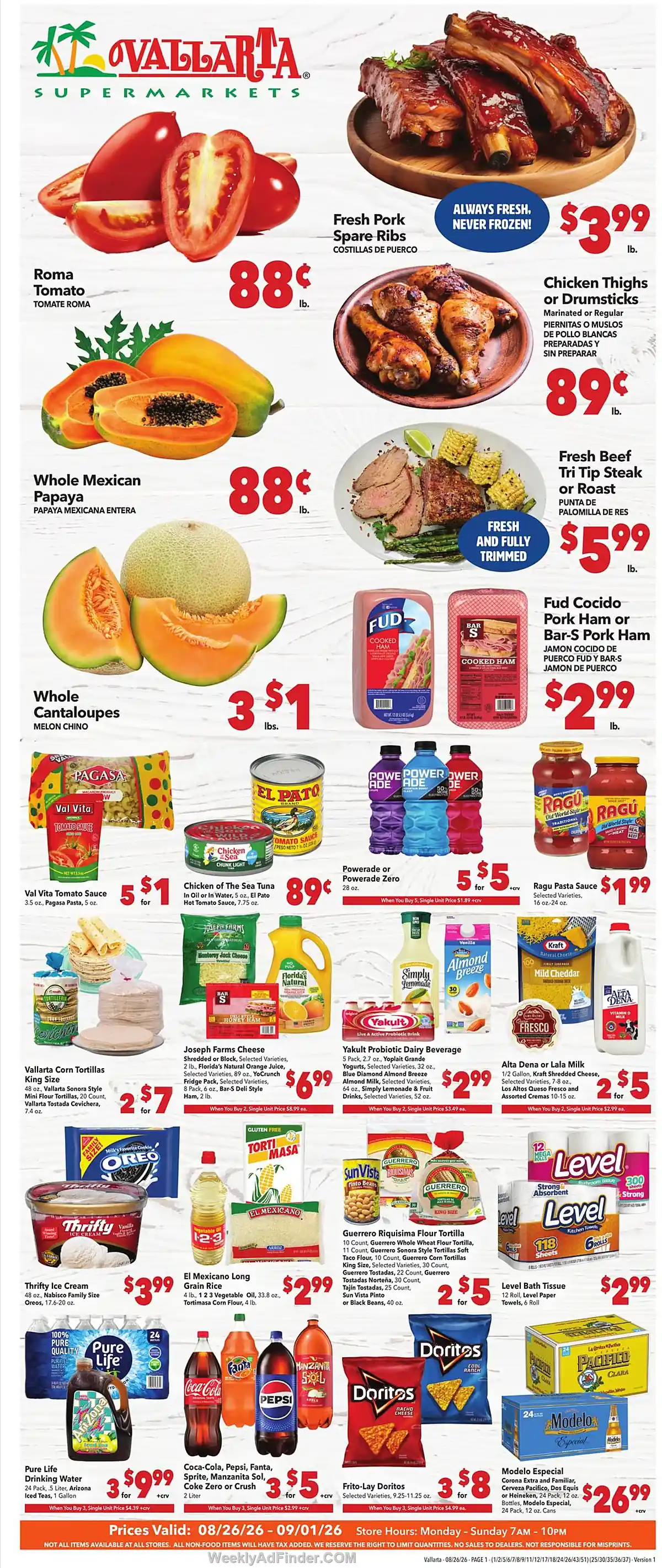 Vallarta Supermarkets Ad This Week - Page 1 Vallarta Supermarkets Ad This Week - Page 1