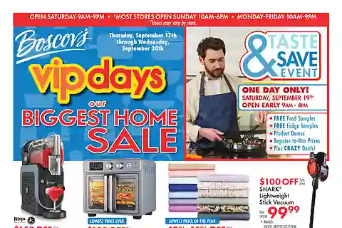 Boscov's Weekly Ad (Sep 20 - Sep 22, 2026) Preview