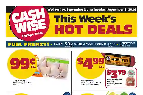 Cash Wise Weekly Ad (Sep 2 - Sep 8, 2026)