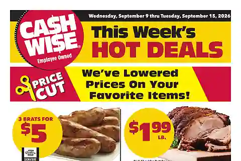 Cash Wise Weekly Ad (Sep 9 - Sep 15, 2026)