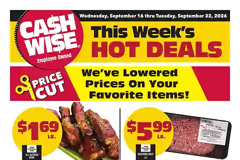 Cash Wise Weekly Ad (Sep 16 - Sep 22, 2026)