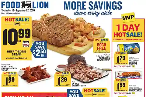 Food Lion Weekly Ad (Sep 23 - Sep 29, 2026) Preview