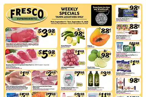 Fresco Y Mas Flyer (Sep 9 - Sep 15, 2026)