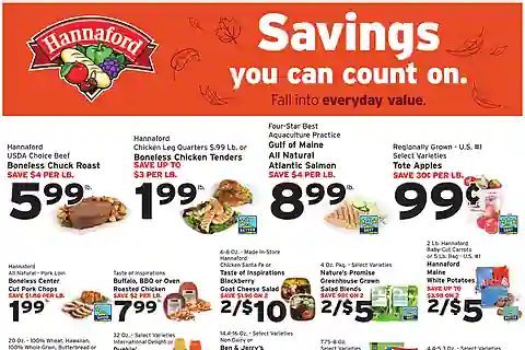 Hannaford Weekly Ad (Sep 20 - Sep 26, 2026) Preview