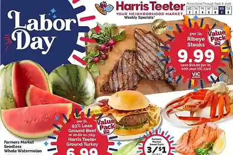 Harris Teeter Weekly Ad (Sep 2 - Sep 8, 2026)