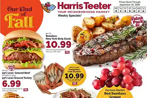 Harris Teeter Weekly Ad (Sep 16 - Sep 22, 2026)