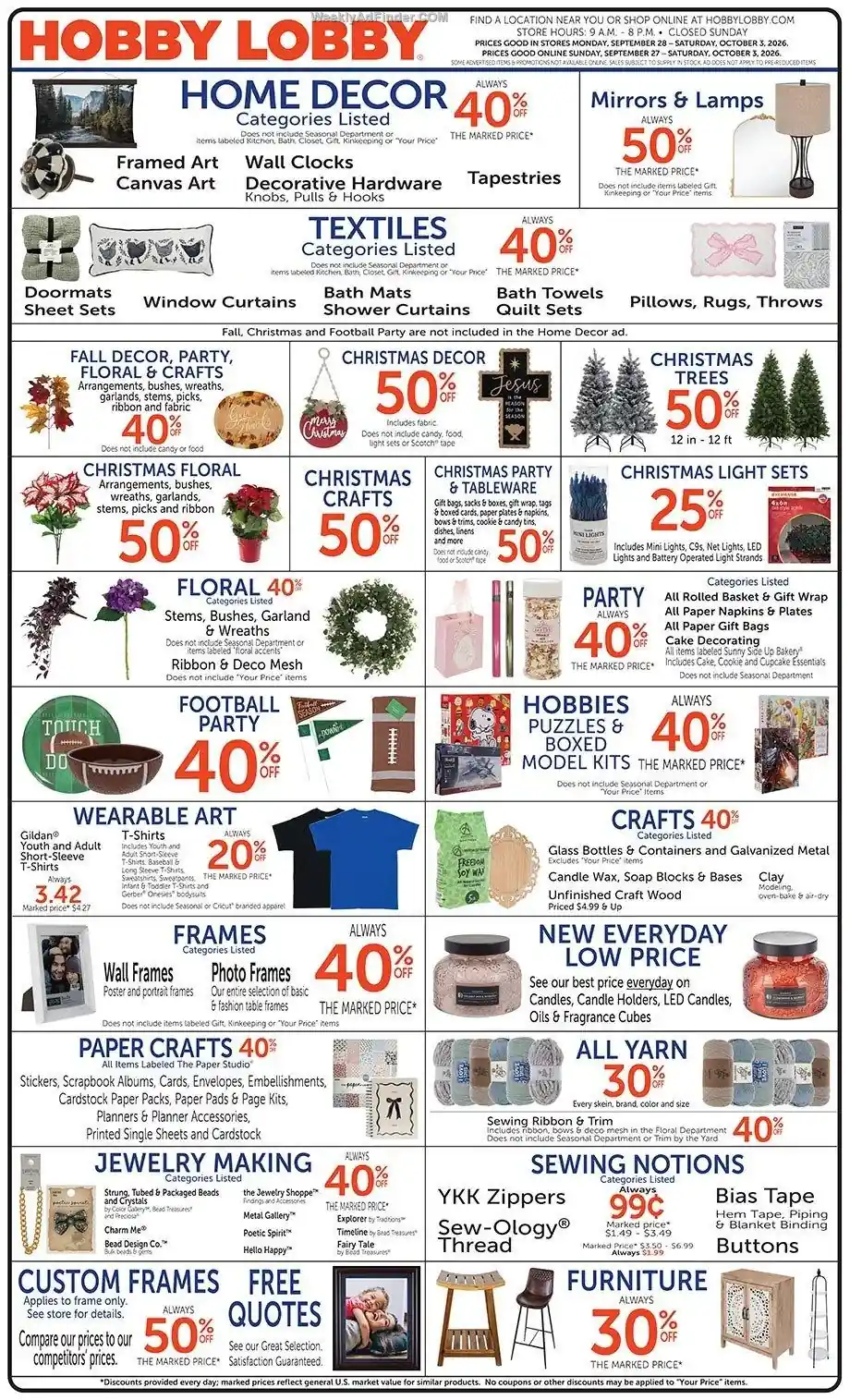 Hobby Lobby Ad This Week - Page 1 Hobby Lobby Ad This Week - Page 1