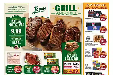 Lowes Foods Weekly Ad (Sep 2 - Sep 8, 2026)