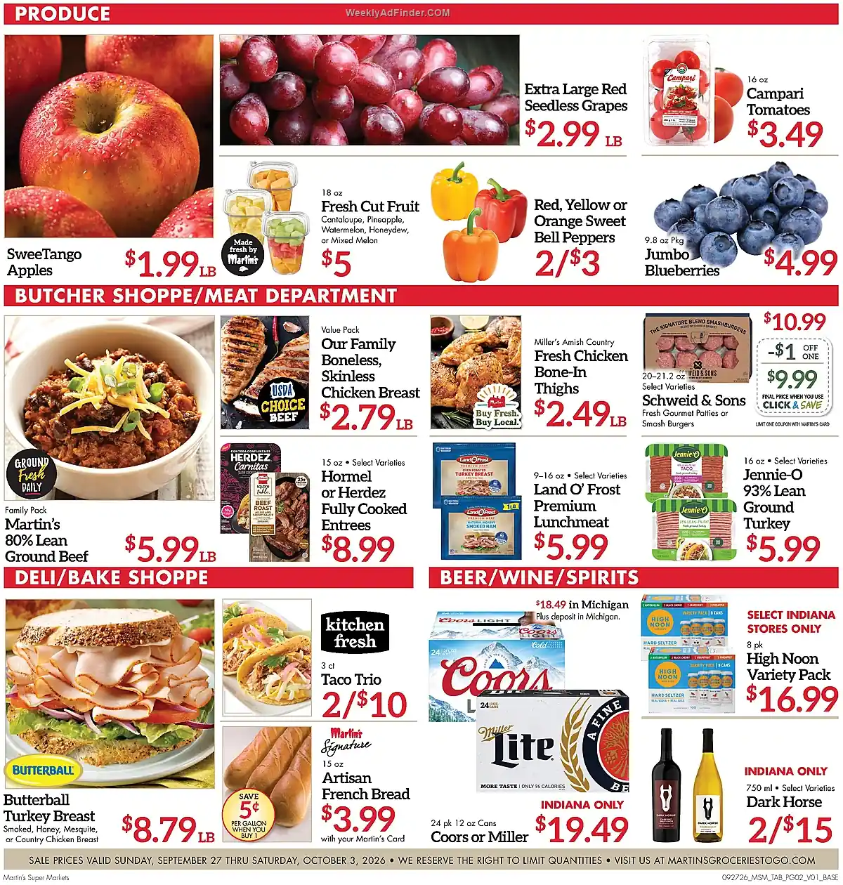 Martins Super Markets Ad This Week - Page 2 Martins Super Markets Ad This Week - Page 2