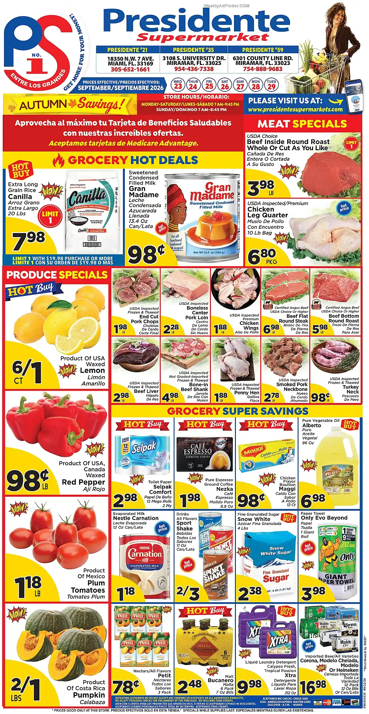 Presidente Supermarkets Ad This Week - Page 1