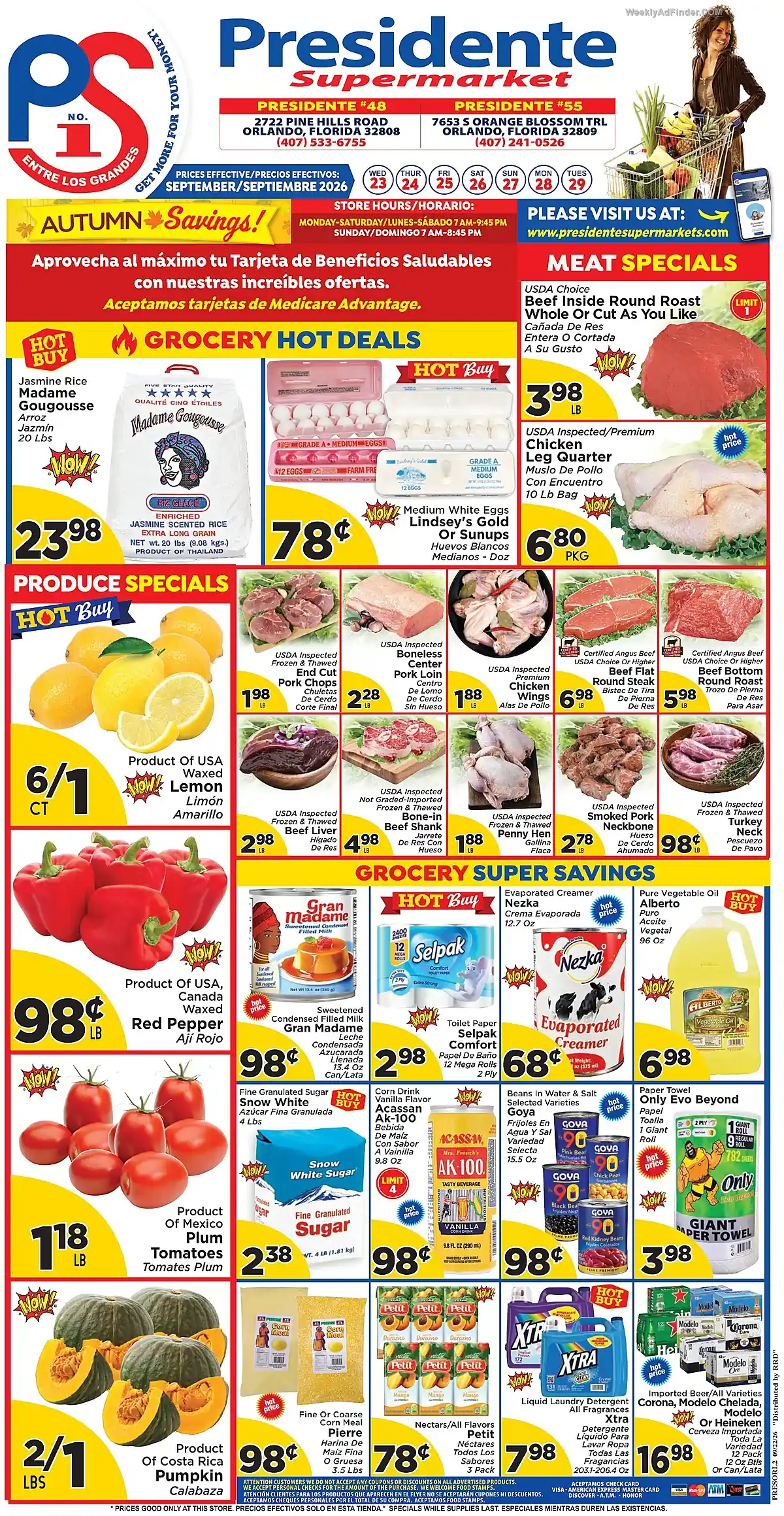 Presidente Supermarkets Ad This Week - Page 1