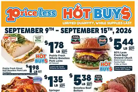 Price Less Iga Weekly Ad (Sep 9 - Sep 15, 2026)