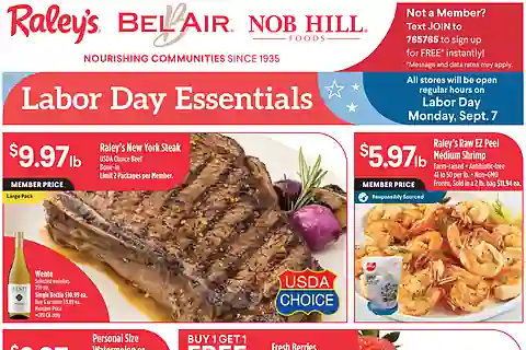 Raleys Weekly Ad (Sep 2 - Sep 8, 2026)