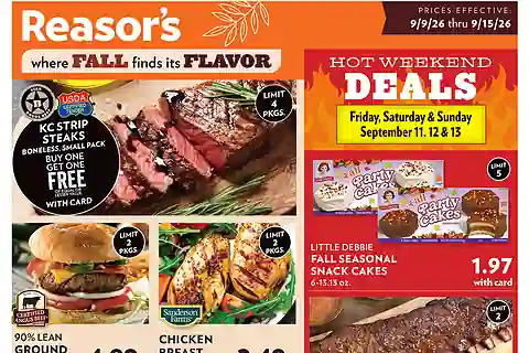Reasors Weekly Ad (Sep 9 - Sep 15, 2026)