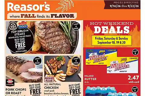 Reasors Weekly Ad (Sep 16 - Sep 22, 2026)