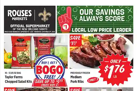 Rouses Weekly Ad (Sep 16 - Sep 23, 2026)