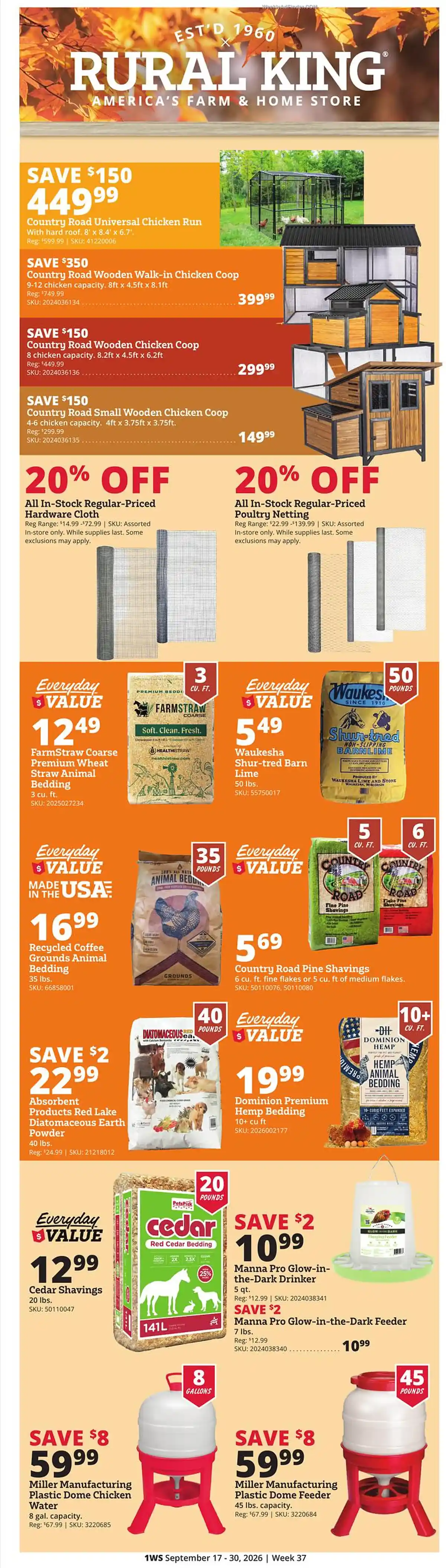 Rural King Ad This Week - Page 1 Rural King Ad This Week - Page 1