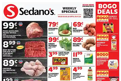 Sedano's Weekly Ad (Sep 9 - Sep 15, 2026)