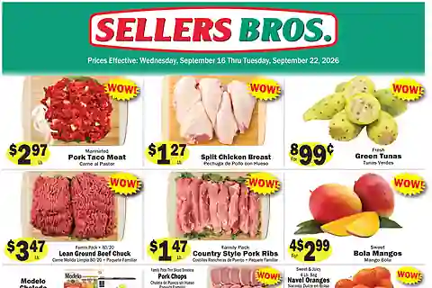 Sellers Bros. Weekly Ad (Sep 16 - Sep 22, 2026)