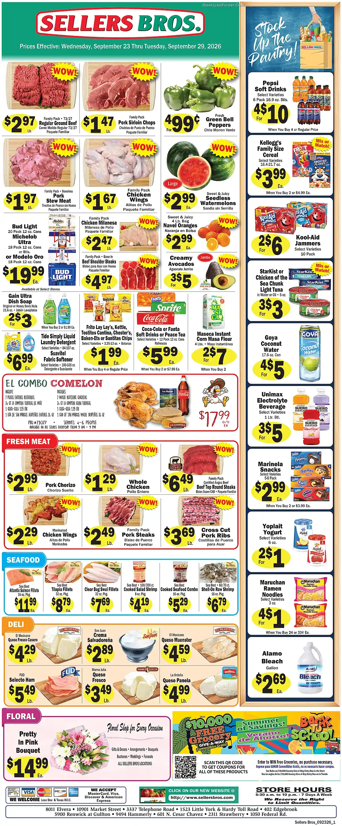 Sellers Bros. Ad This Week - Page 1 Sellers Bros. Ad This Week - Page 1