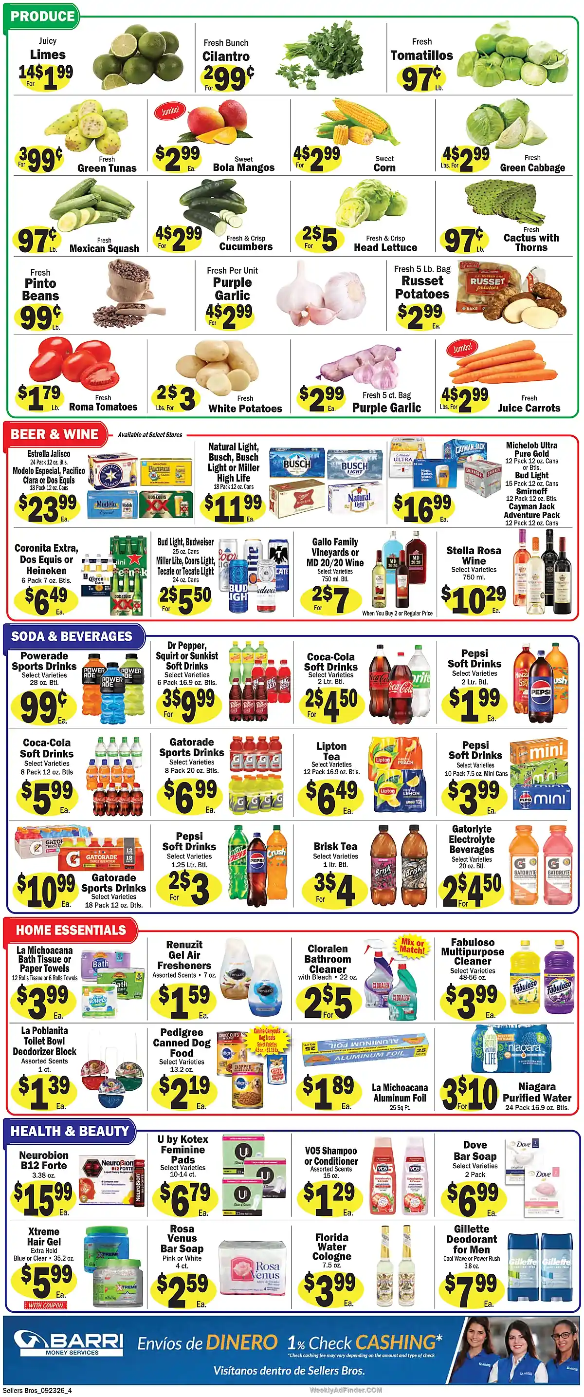 Sellers Bros. Ad This Week - Page 4