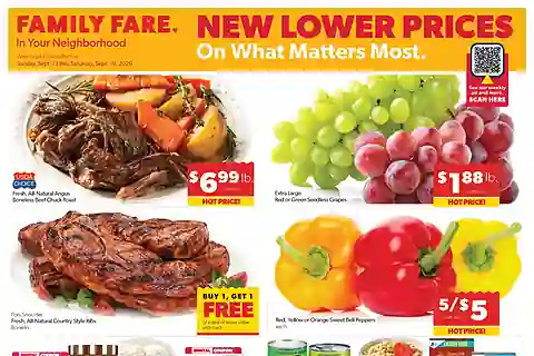 Family Fare Weekly Ad (Sep 20 - Sep 26, 2026) Preview