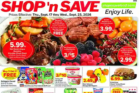 Shop N Save Weekly Ad (Sep 17 - Sep 23, 2026)