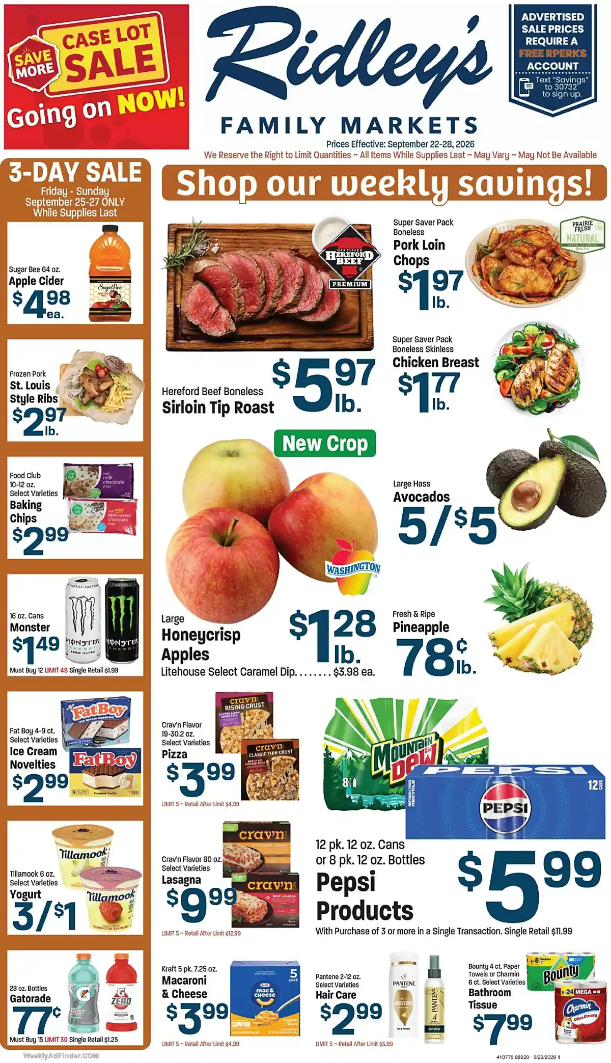 Ridley's Ad This Week - Page 1 Ridley's Ad This Week - Page 1
