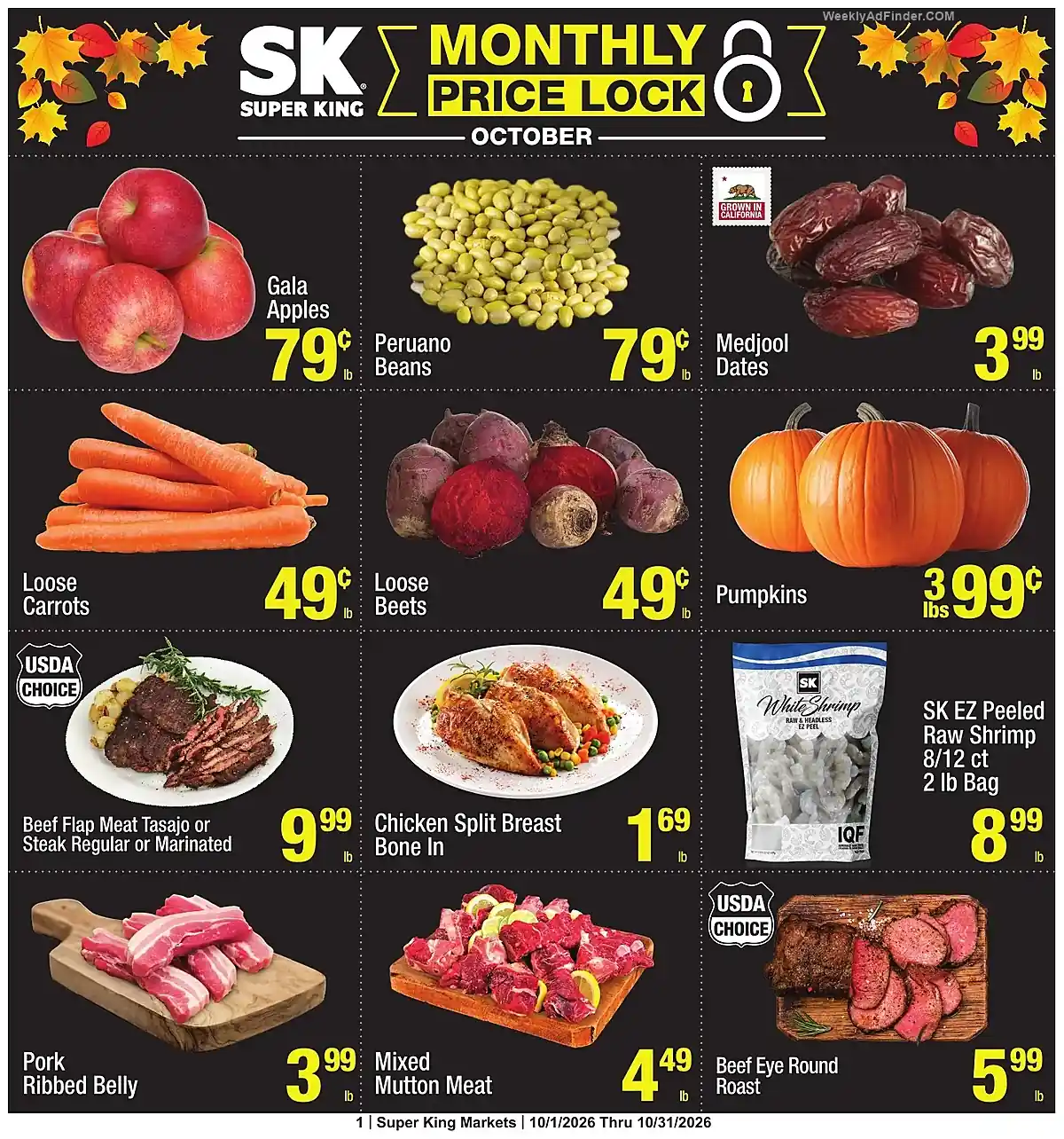Monthly Price Lock - Page 1 Monthly Price Lock - Page 1