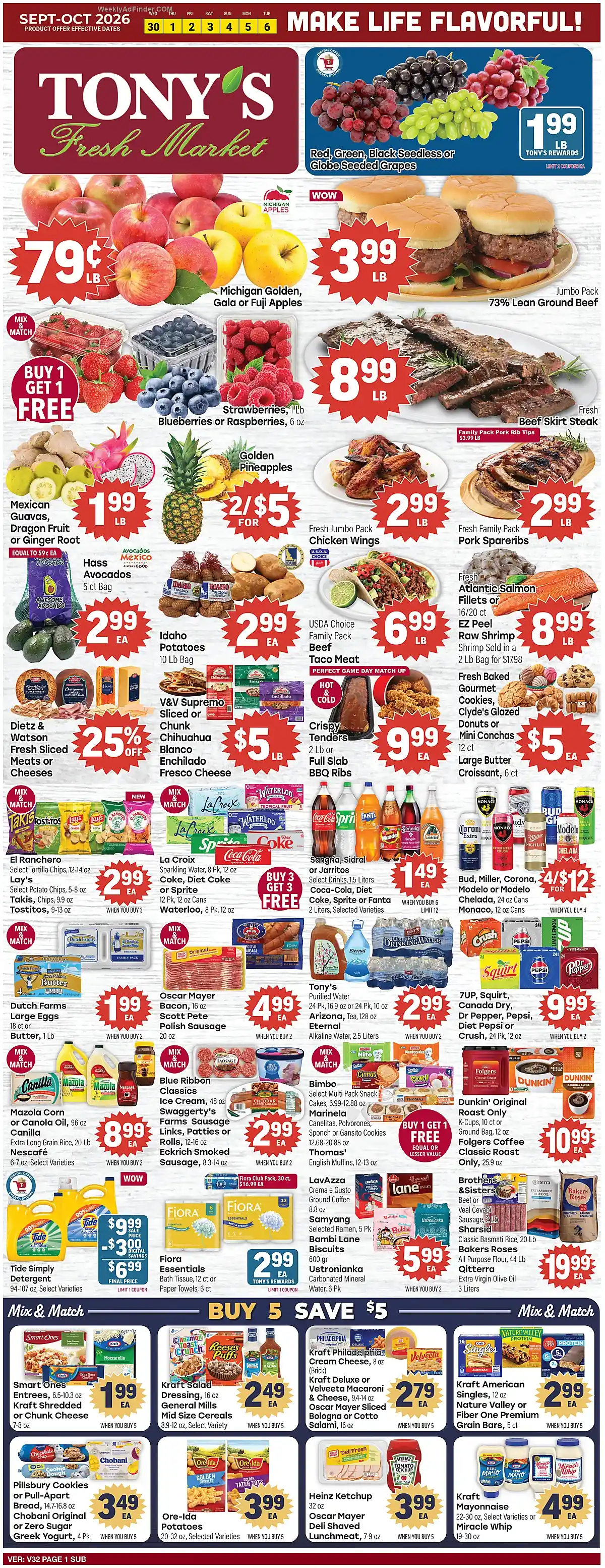 Tony's Fresh Market Ad This Week - Page 1 Tony's Fresh Market Ad This Week - Page 1