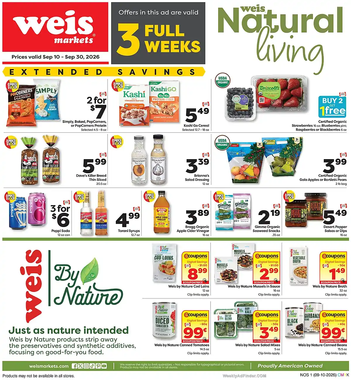 Natural & Organic - Page 1 Natural & Organic - Page 1