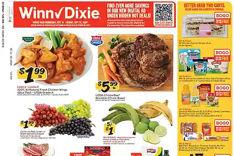 Winn Dixie Weekly Ad (Sep 16 - Sep 22, 2026)