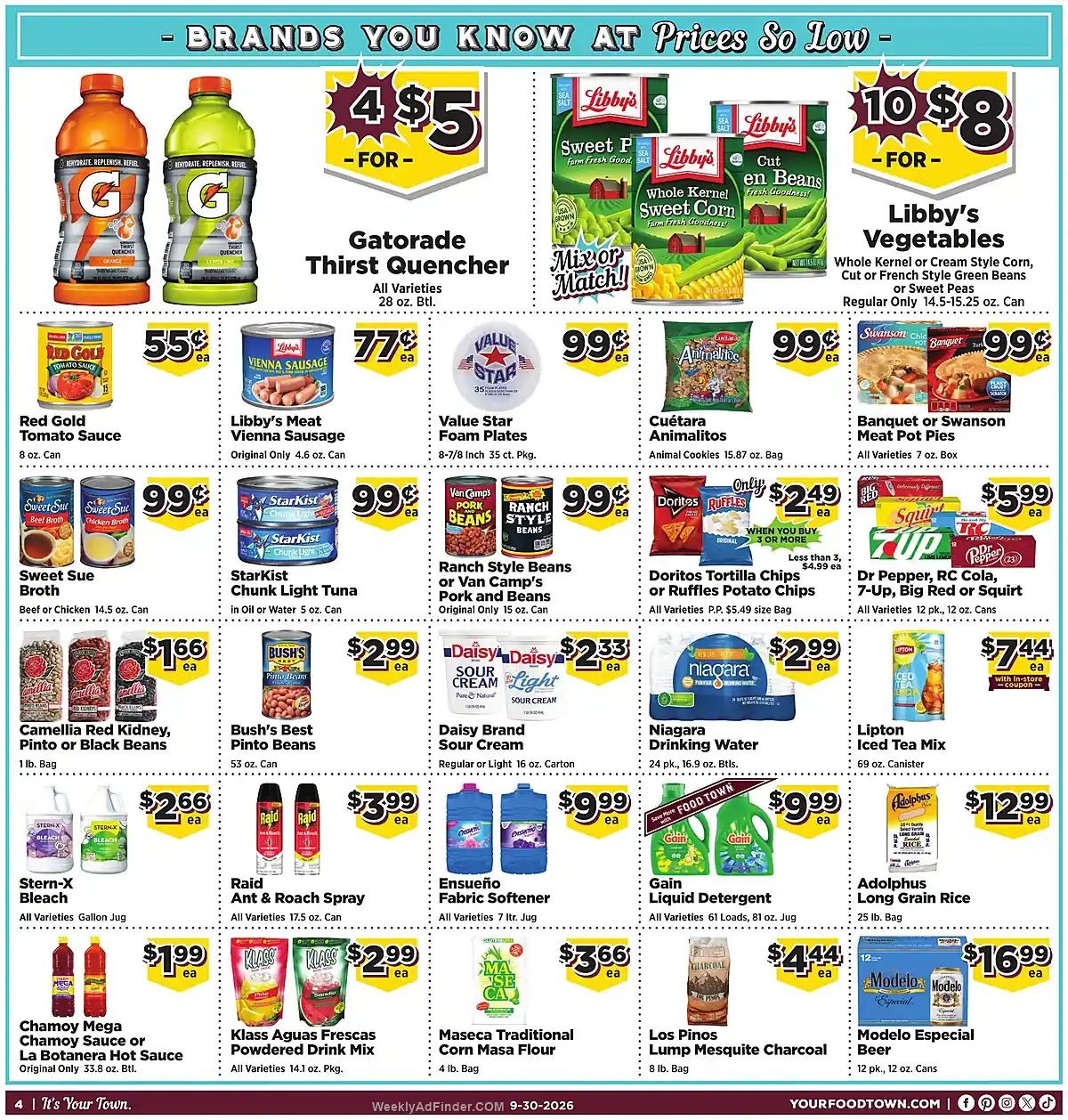 Food Town Ad This Week - Page 4 Food Town Ad This Week - Page 4