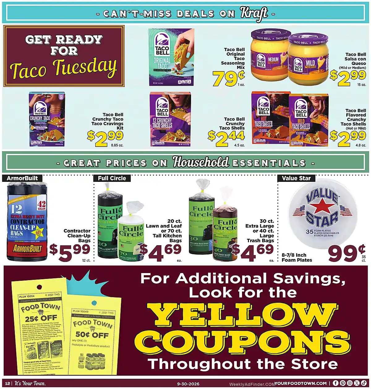 Food Town Ad This Week - Page 12 Food Town Ad This Week - Page 12