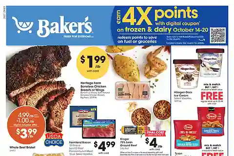 Baker's Weekly Ad (Oct 21 - Oct 27, 2026) Preview