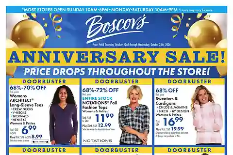 Boscov's Weekly Ad (Oct 29 - Nov 4, 2026) Preview