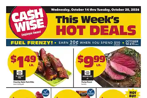 Cash Wise Weekly Ad (Oct 14 - Oct 20, 2026)